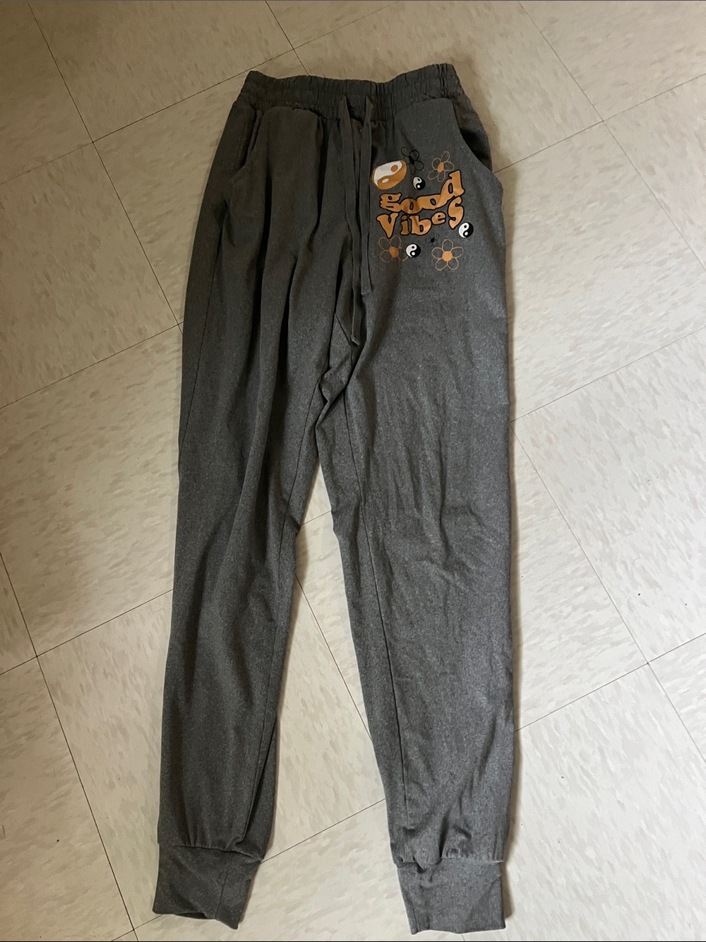 Fitted Printed Joggers